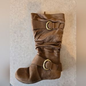 Journee Collection Camel Wide Calf Boots